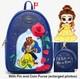 Disney Beauty and the Beast Belle Rose Backpack Purse & Loungefly Pin Exclusive