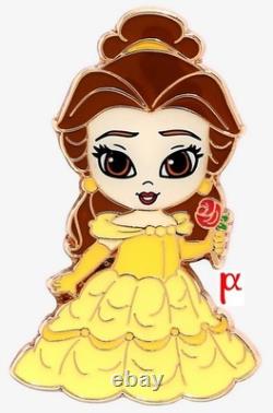 Disney Beauty and the Beast Belle Rose Backpack Purse & Loungefly Pin Exclusive
