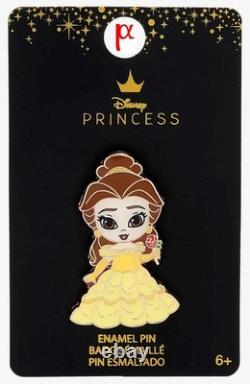 Disney Beauty and the Beast Belle Rose Backpack Purse & Loungefly Pin Exclusive