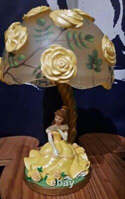 Disney Beauty and the Beast Belle figure Ornament Vintage Led light withBox