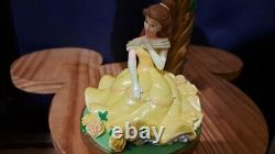 Disney Beauty and the Beast Belle figure Ornament Vintage Led light withBox