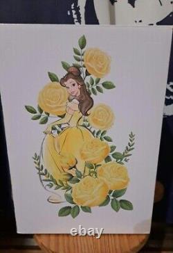 Disney Beauty and the Beast Belle figure Ornament Vintage Led light withBox
