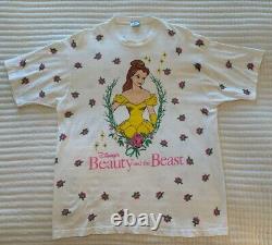 Disney Beauty and the Beast Belle t-shirt 1991 Adult Size