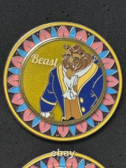 Disney Beauty and the Beast BoxLunch Dining Plates Spinning Mystr Pin YOU CHOOSE