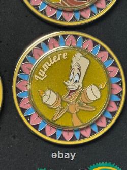 Disney Beauty and the Beast BoxLunch Dining Plates Spinning Mystr Pin YOU CHOOSE