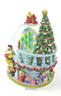 Disney Beauty and the Beast Christmas Snow Globe Rare