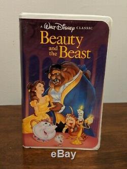 Disney Beauty and the Beast Classic Black Diamond (VHS, 1992)