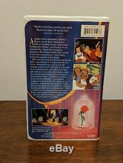 Disney Beauty and the Beast Classic Black Diamond (VHS, 1992)