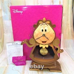 Disney Beauty and the Beast Cogsworth Clock Figure 2002 Ceramic 26.5cm