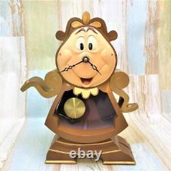 Disney Beauty and the Beast Cogsworth Clock Figure 2002 Ceramic 26.5cm