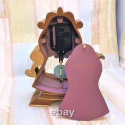 Disney Beauty and the Beast Cogsworth Clock Figure 2002 Ceramic 26.5cm