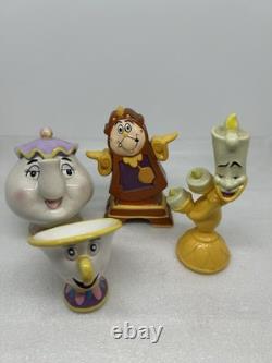 Disney Beauty and the Beast- Cogsworth, Lumiere, Mrs. Potts, Chip- Schmid/Taiwan