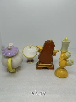 Disney Beauty and the Beast- Cogsworth, Lumiere, Mrs. Potts, Chip- Schmid/Taiwan