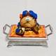 Disney Beauty and the Beast Cogsworth Trinket Box Figure Accessory Case Japan