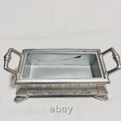 Disney Beauty and the Beast Cogsworth Trinket Box Figure Accessory Case Japan