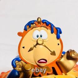 Disney Beauty and the Beast Cogsworth Trinket Box Figure Accessory Case Japan
