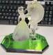 Disney Beauty and the Beast Crystal Figurine Belle Beast Walt Disney World