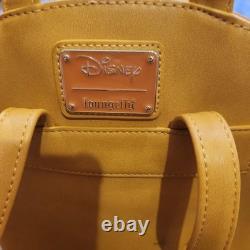 Disney Beauty and the Beast Enchanted Rose Dome Loungefly Mini Backpack Yellow