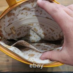 Disney Beauty and the Beast Enchanted Rose Dome Loungefly Mini Backpack Yellow