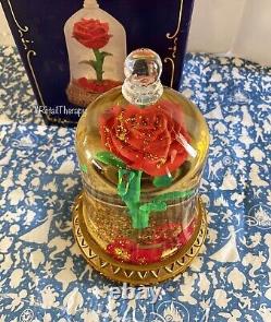 Disney Beauty and the Beast Enchanted Rose Snowglobe