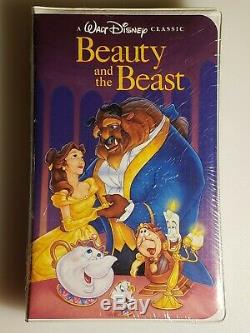 Disney Beauty and the Beast Factory Sealed Black Diamond Classic VHS 1991 RARE