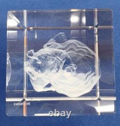 Disney Beauty and the Beast Laser Cube Collectible Figurine Gift