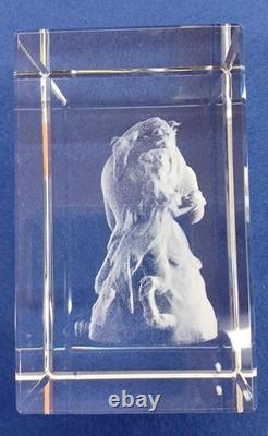 Disney Beauty and the Beast Laser Cube Collectible Figurine Gift