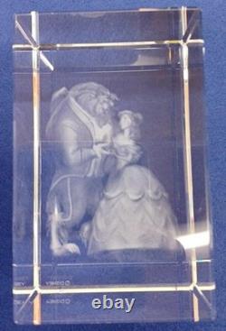 Disney Beauty and the Beast Laser Cube Collectible Figurine Gift
