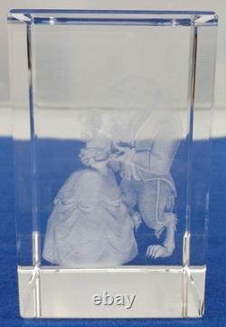 Disney Beauty and the Beast Laser Cube Collectible Figurine Gift