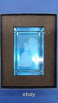 Disney Beauty and the Beast Laser Cube Collectible Figurine Gift