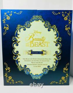 Disney Beauty and the Beast Limited Edition Doll Set 30th Anniversary