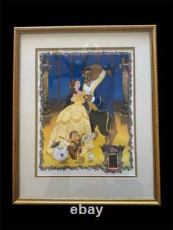 Disney Beauty and the Beast Limited Edition Litho 613/2500 Framed with Film Cell