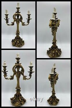 Disney Beauty and the Beast Live Action Movie Lumiere Candelabra LE 36 Of 2000