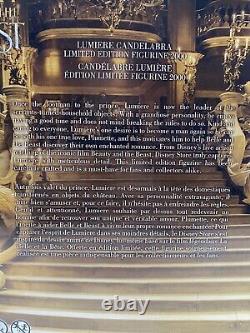 Disney Beauty and the Beast Live Action Movie Lumiere Candelabra LE 36 Of 2000
