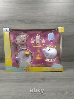 Disney Beauty and the Beast Lumiere Be Our Guest Singing Tea Cart Play Set