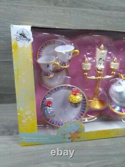 Disney Beauty and the Beast Lumiere Be Our Guest Singing Tea Cart Play Set