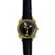 Disney Beauty and the Beast Lumiere Black Dial Ladies Gold Plated Vintage 1990's