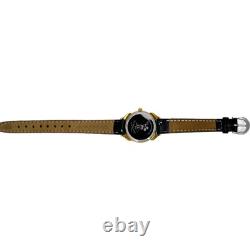 Disney Beauty and the Beast Lumiere Black Dial Ladies Gold Plated Vintage 1990's