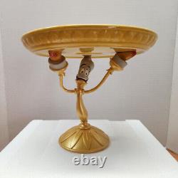Disney Beauty and the Beast Lumiere Ceramic Cake Stand New in Box
