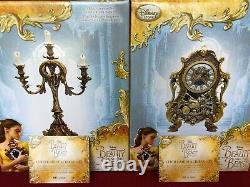 Disney Beauty and the Beast Lumiere and Cogsworth Set limited edition of 2000