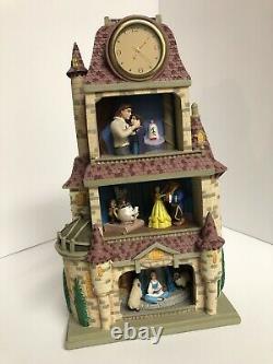 Disney Beauty and the Beast Magic Moments in Time Clock Tower