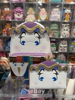 Disney Beauty and the Beast Mrs. Potts And Chip Loungefly Set