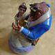 Disney Beauty and the Beast Music Box Figurine Porcelain Doll Figure Inte
