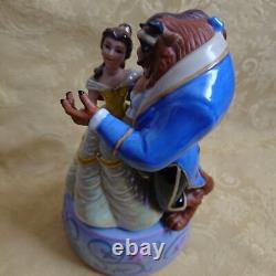 Disney Beauty and the Beast Music Box Figurine Porcelain Doll Figure Inte