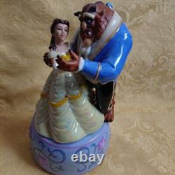 Disney Beauty and the Beast Music Box Figurine Porcelain Doll Figure Inte