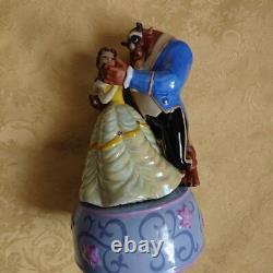 Disney Beauty and the Beast Music Box Figurine Porcelain Doll Figure Inte