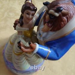 Disney Beauty and the Beast Music Box Figurine Porcelain Doll Figure Inte