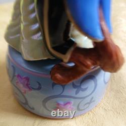 Disney Beauty and the Beast Music Box Figurine Porcelain Doll Figure Inte
