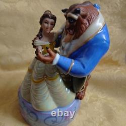 Disney Beauty and the Beast Music Box Figurine Porcelain Doll Figure Inte