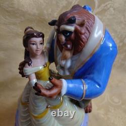 Disney Beauty and the Beast Music Box Figurine Porcelain Doll Figure Inte